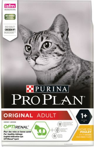 4x Pro Plan Kat Adult Kip - Rijst 3 kg