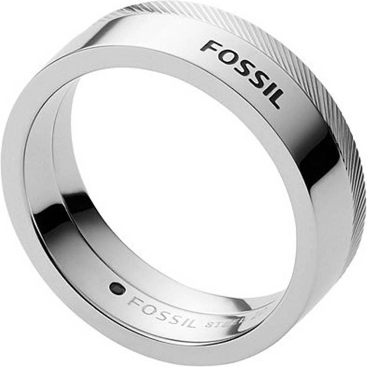 Fossil ring JF03997040 Chevron zilverkleurig