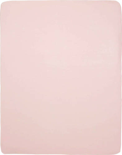 Meyco hoeslaken boxmatras 75x95 cm lichtroze