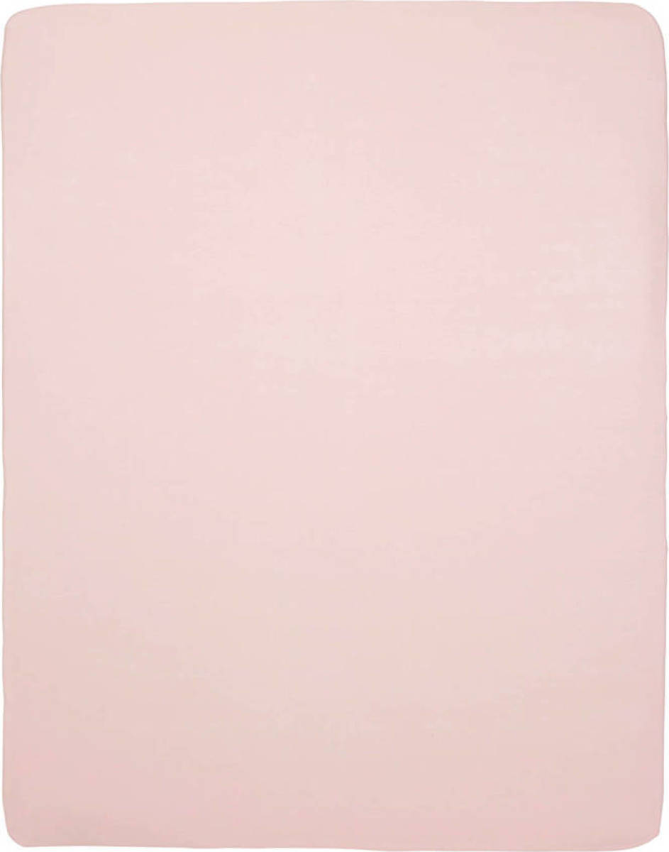 Meyco hoeslaken boxmatras 75x95 cm lichtroze