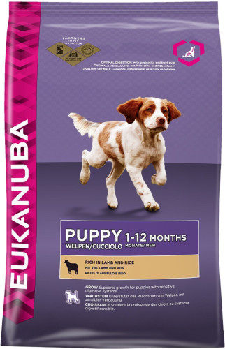 Eukanuba Dog Puppy - Junior Lam - Rijst 12 kg