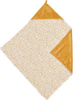 Meyco fleece wikkeldeken Cheetah honey gold