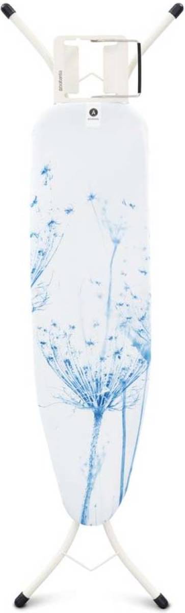 Brabantia strijkplank A met strijkijzerhouder - 110x30 cm - Cotton Flower