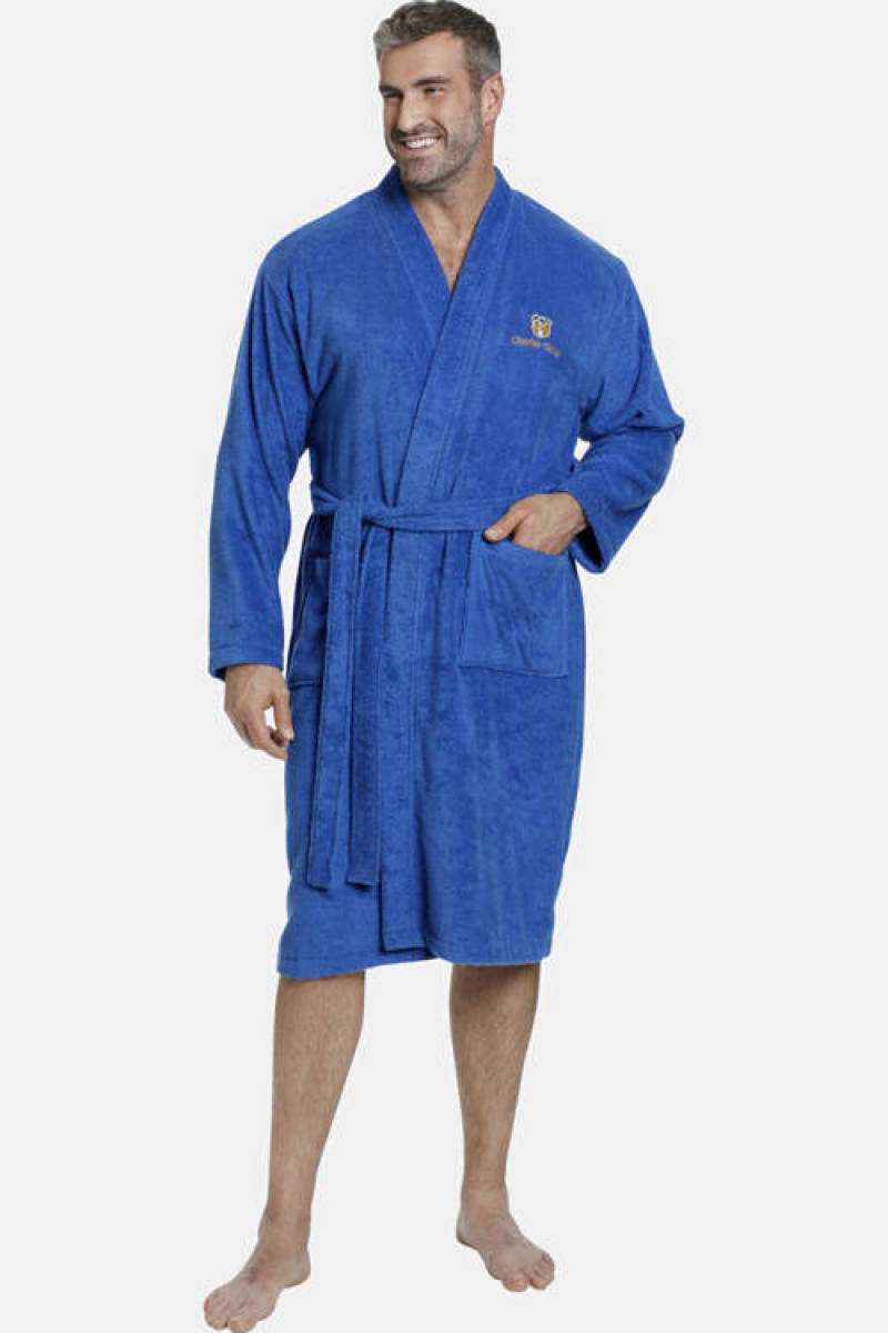 Charles Colby badstof badjas LORD CURET blauw