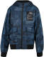 CoolCat Junior zomerjas Jeremy CB met camouflageprint blauw