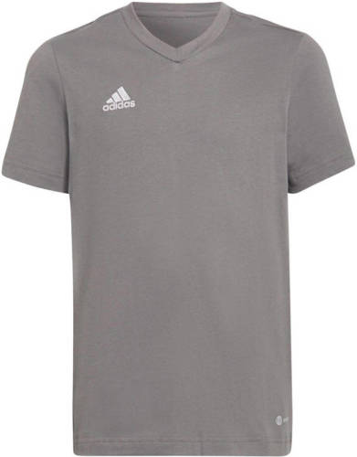 adidas Performance Junior sport T-shirt grijs