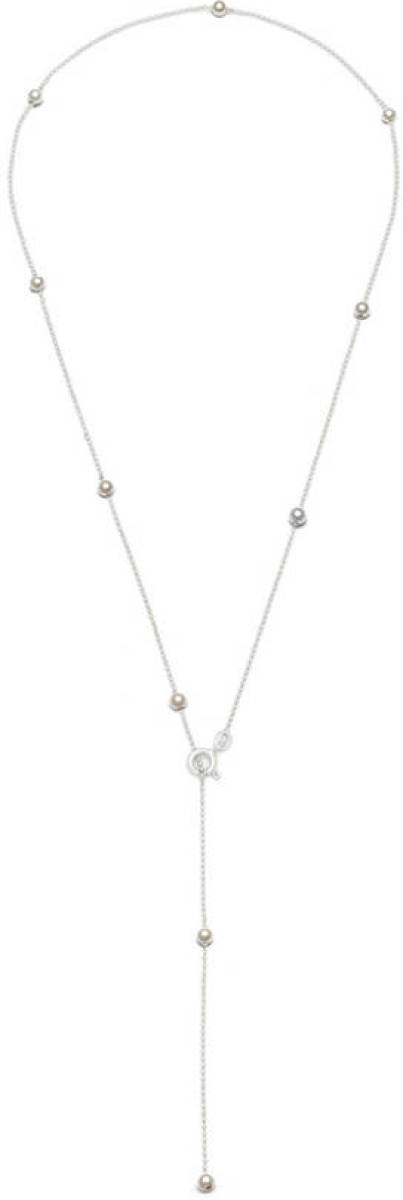 Abrazi sterling zilveren (rug)ketting Jessie met parels