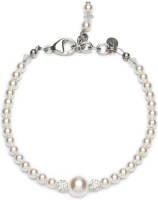 Abrazi sterling zilveren armband Taylor met parels