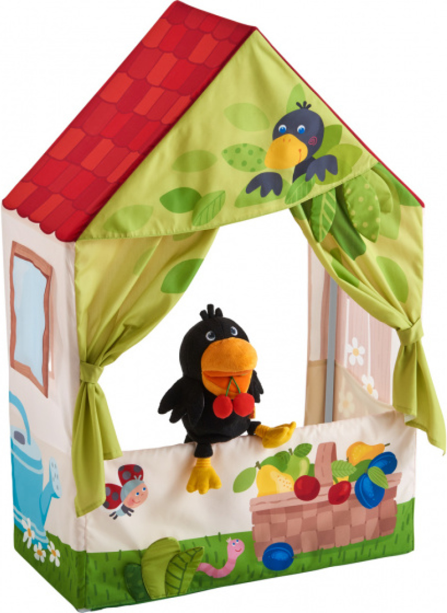 Haba poppenkast boomgaard 64 x 94 cm polyester 31 delig