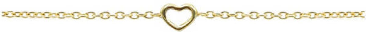 KARMA Jewelry verguld zilveren armband Open Heart