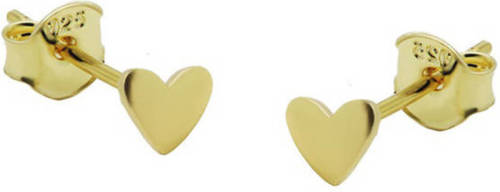 KARMA Jewelry verguld zilveren oorbellen Heart Symbol