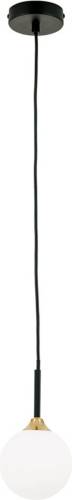 Orion Hanglamp Snowwhite, 5-lamps, zwart