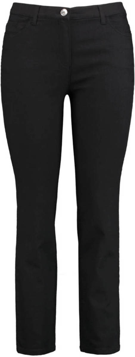 Samoon cropped slim fit jeans Betty zwart
