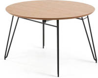 Kave Home uitschuifbare eetkamertafel Novac (120x120/200 cm)