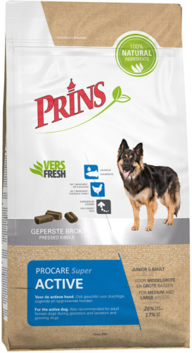 Prins ProCare Super Active Hondenvoer 15 kg