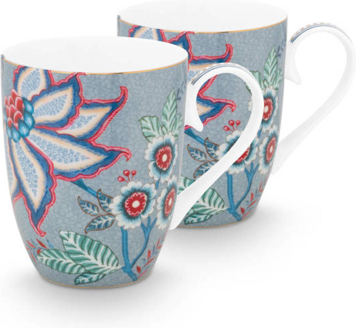 Pip Studio mok Winter Wonderland (Ø9 cm) (set van 2)