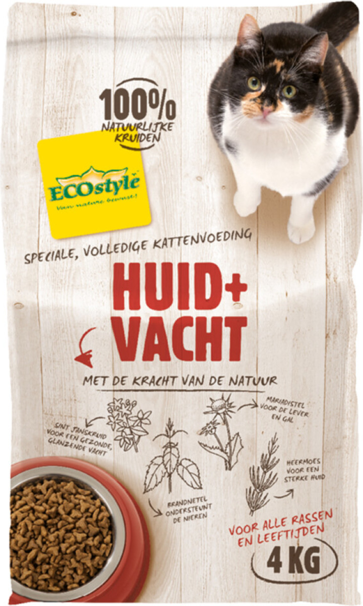 Ecostyle Kat Huid&Vacht 4 kg