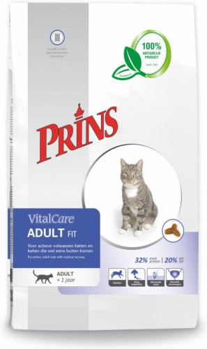 Prins VitalCare Adult Fit Kattenvoer 10 kg