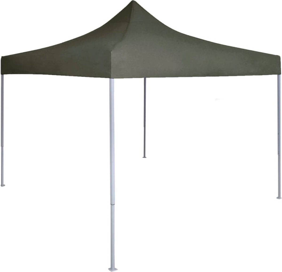 VidaXL Partytent Professioneel Inklapbaar 2x2 M Staal Antraciet