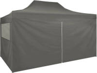 VidaXL Vouwtent Pop-up Met 4 Zijwanden 3x4,5 M Antraciet