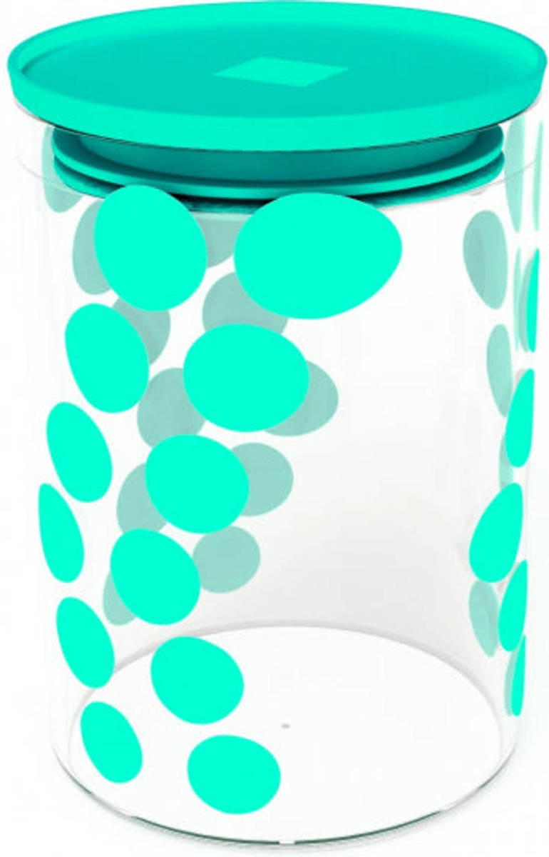 Zak!Designs Voorraadpot Dot Dot 900 Ml Glas/siliconen