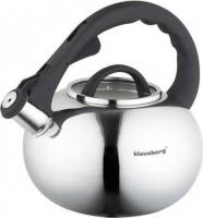 Klausberg Kb-7068 - Fluitketel - 2,5l - Rvs - Alle Warmtebronnen