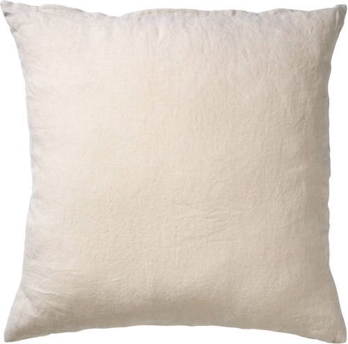 Dutch Decor Linn - Kussenhoes Linnen Pumice Stone 45x45 Cm - Beige - Bruin