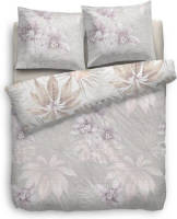 Heckett & Lane Dekbedovertrek Sharla - Naturel - Lits-jumeaux Xl 260x200/220 Cm