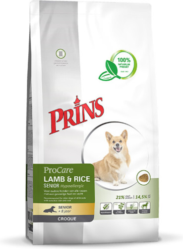 Prins ProCare Senior Hypoallergisch Croque Lam&Rijst 2 kg