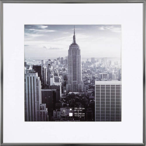 Henzo Fotolijst - Manhattan - Fotomaat 40x40 Cm - Donkergrijs