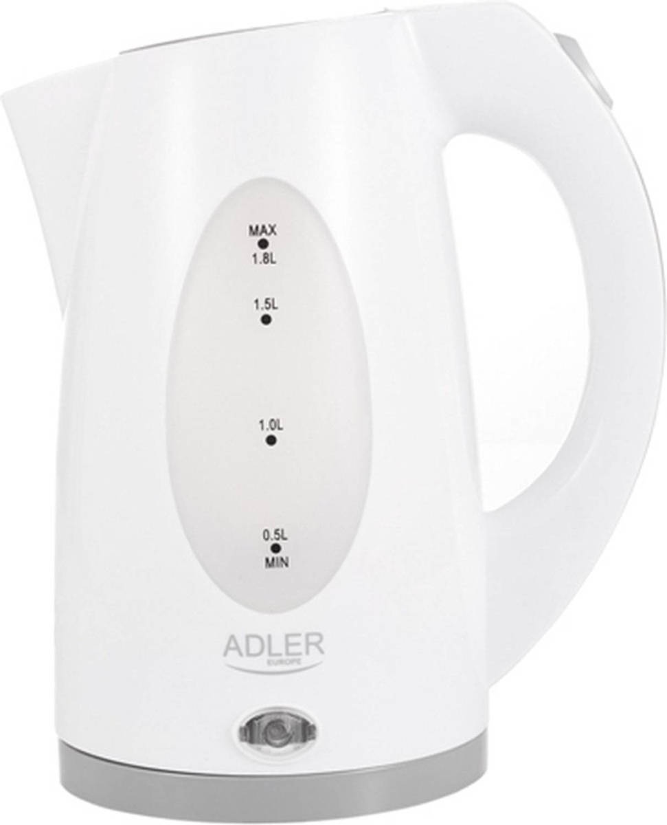 Adler Top Choice - Kunststof Waterkoker - 2200 Watt - Wit - 1.8 Liter