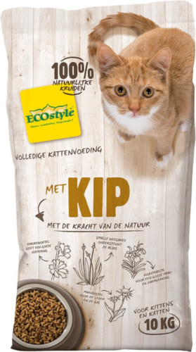 Ecostyle Kattenvoer Kip 10 kg