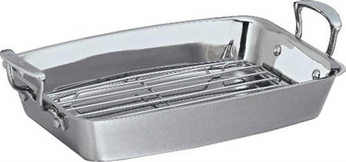 Scanpan Impact Braadslede Met Rooster 42x26cm