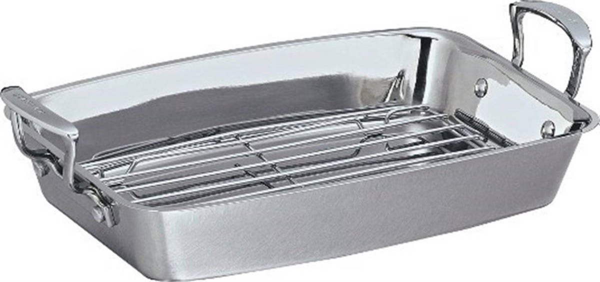 Scanpan Impact Braadslede Met Rooster 42x26cm