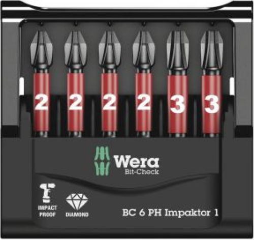 Wera Bit-Check 6 PH Impaktor 1