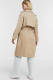 Tommy hilfiger trenchcoat jas met borduursels beige