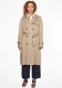 Tommy hilfiger trenchcoat jas met borduursels beige