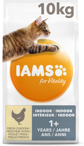 Iams Kat Adult Indoor Kip 10 kg