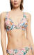 Esprit Women Beach gebloemde bikinitop zalmroze