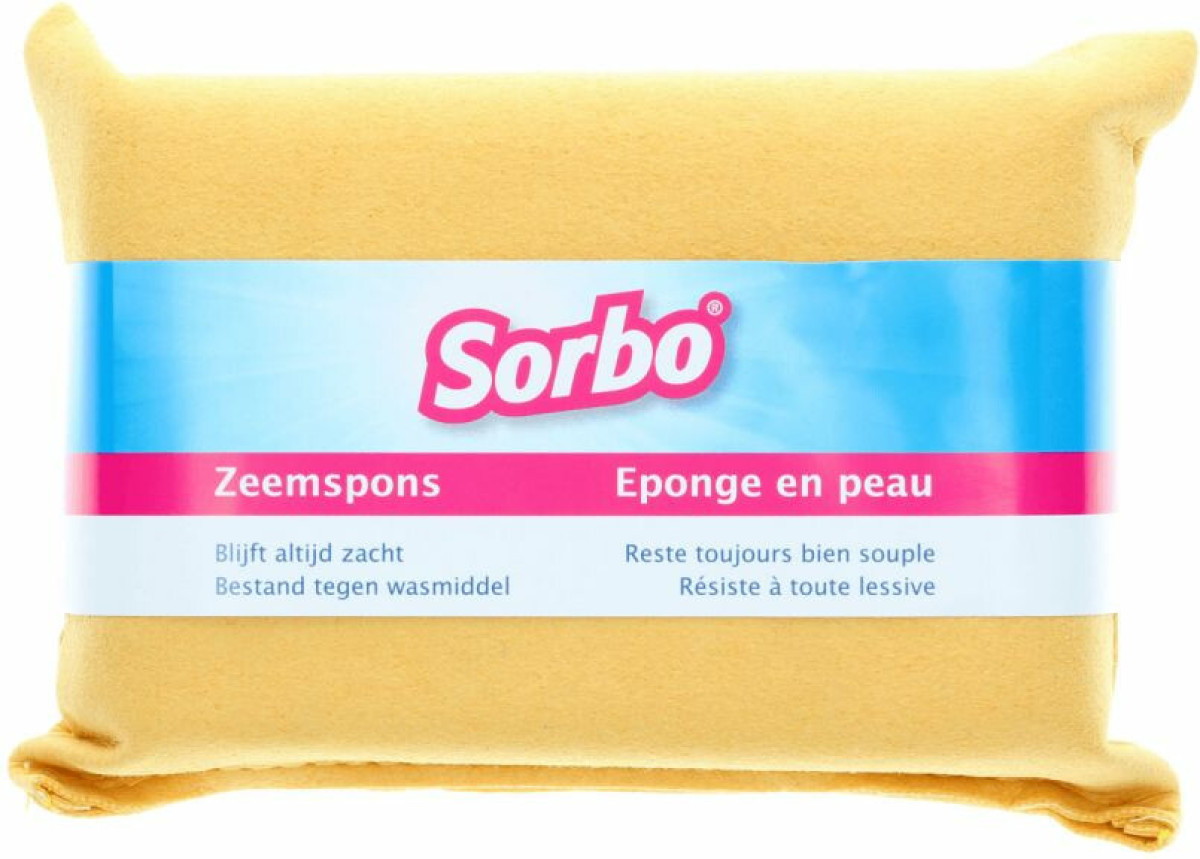 Sorbo Natuurzeemspons 10x14x3,5 cm