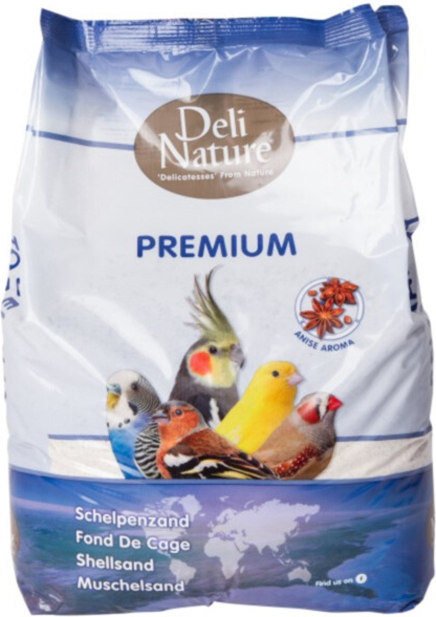 Deli Nature Schelpenzand Premium Wit 5 kg