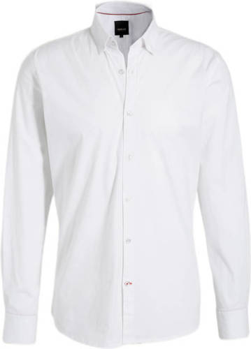 Twinlife regular fit overhemd white