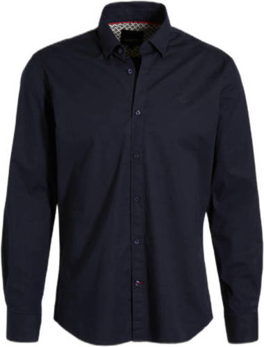 Twinlife regular fit overhemd dress blue