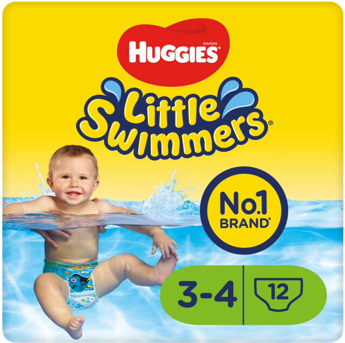 Huggies Little Swimmers maat 3-4 (7-15 kg) 12 stuks