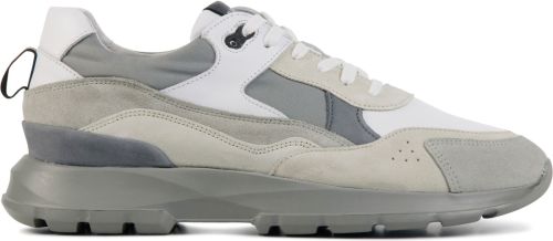 Blackstone XG14 leren sneakers grijs