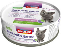 Smolke Soft Paté Kattenvoer Eend - Wild 80 gr