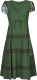 Desigual gebloemde trapeze jurk groen