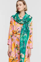 POM Amsterdam gebloemde blousejurk Lily roze