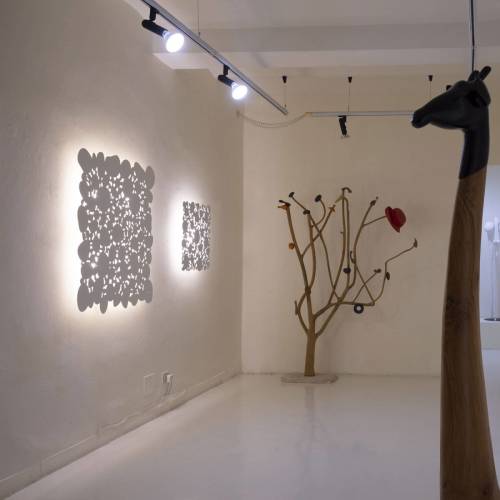 Martinelli Luce Cellule LED wandlamp 60x60cm