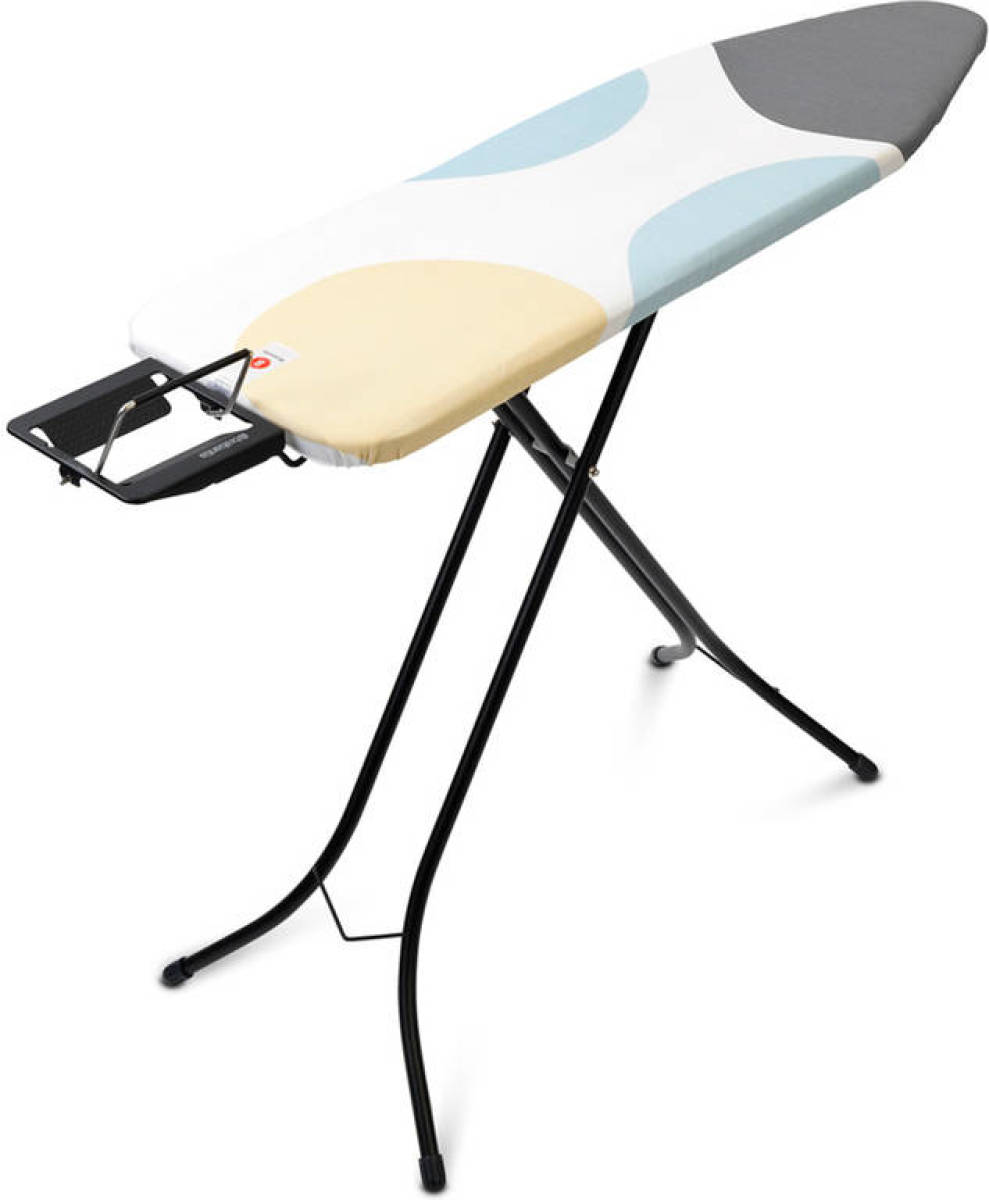 Brabantia Strijkplank B Spring Bubbles - 124x38 cm - met strijkijzerhouder